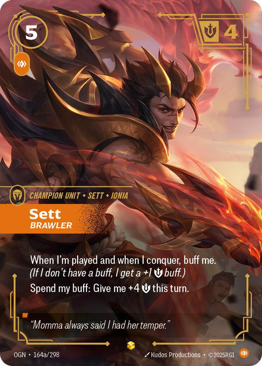 Riftbound: League of Legends Trading Card Game: Sett - Brawler (Alternate Art) card image