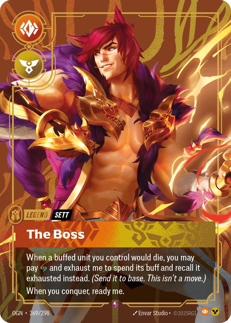 Riftbound: League of Legends Trading Card Game: Sett - The Boss card image