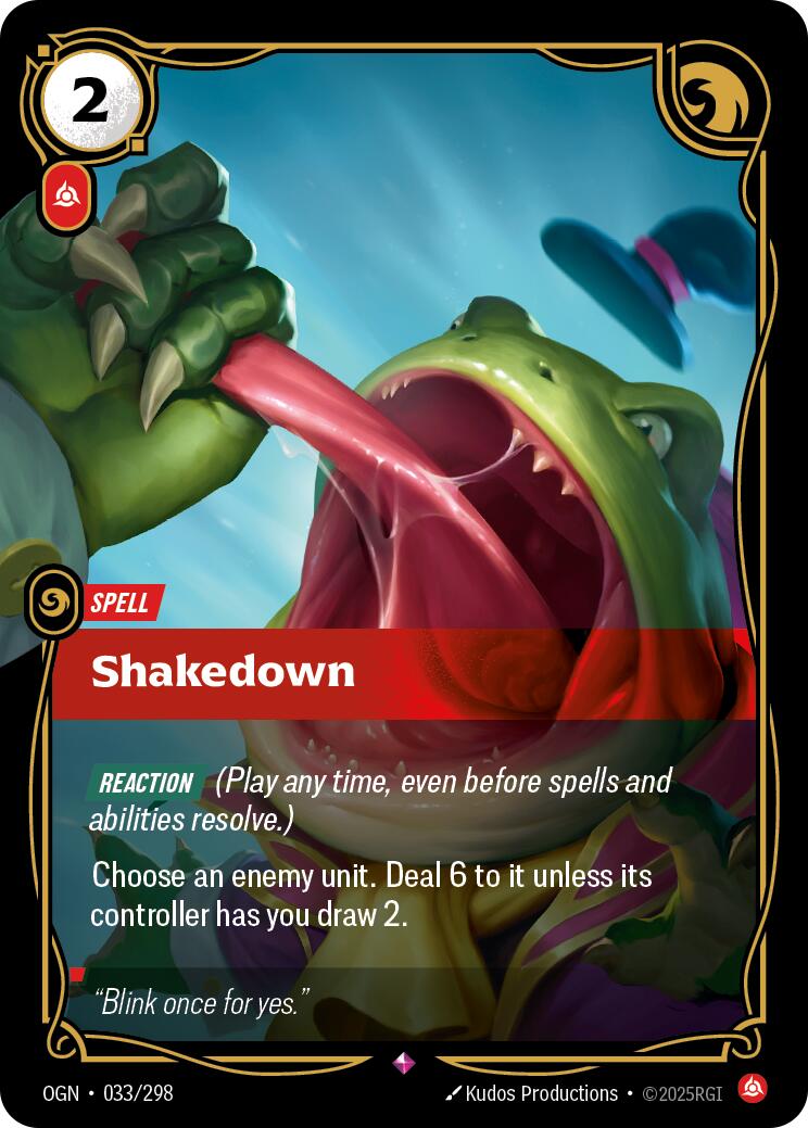 Riftbound: League of Legends Trading Card Game: Shakedown card image