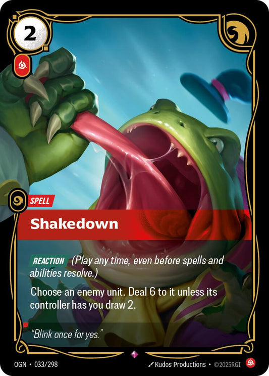 Riftbound: League of Legends Trading Card Game: Shakedown card image