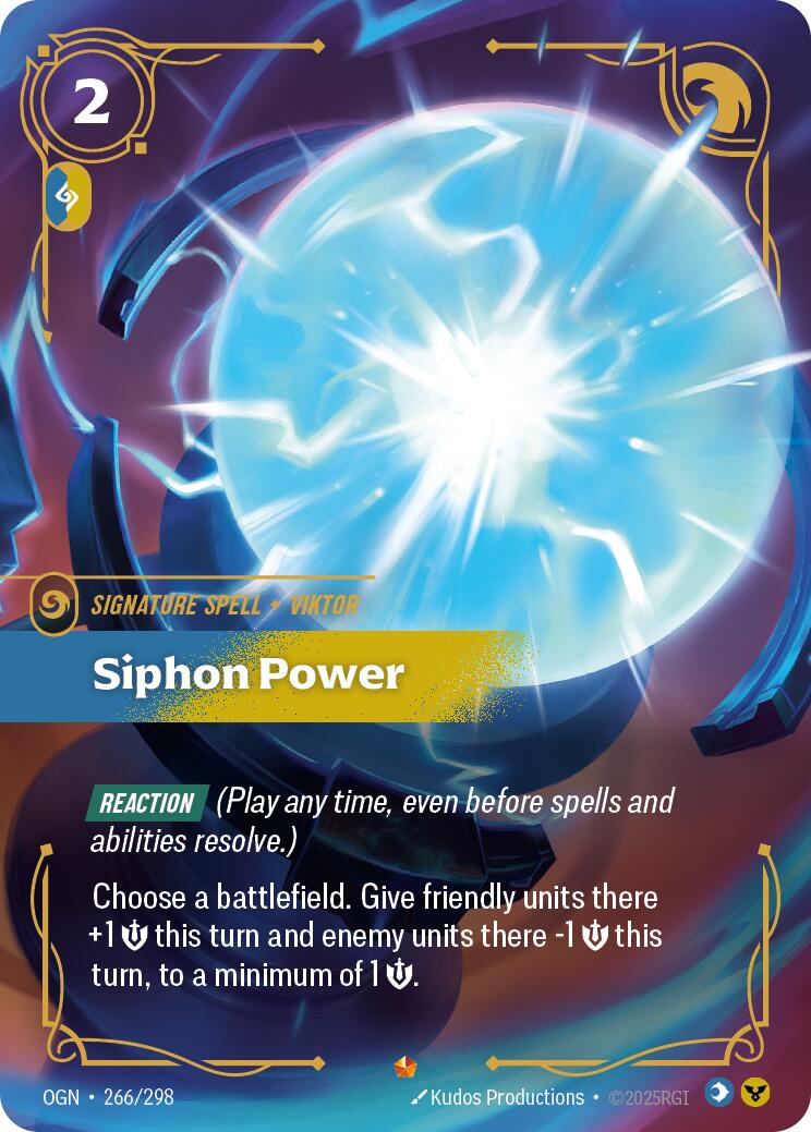 Riftbound: League of Legends Trading Card Game: Siphon Power card image