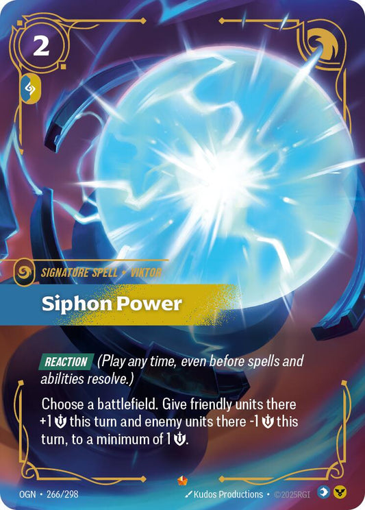 Riftbound: League of Legends Trading Card Game: Siphon Power card image