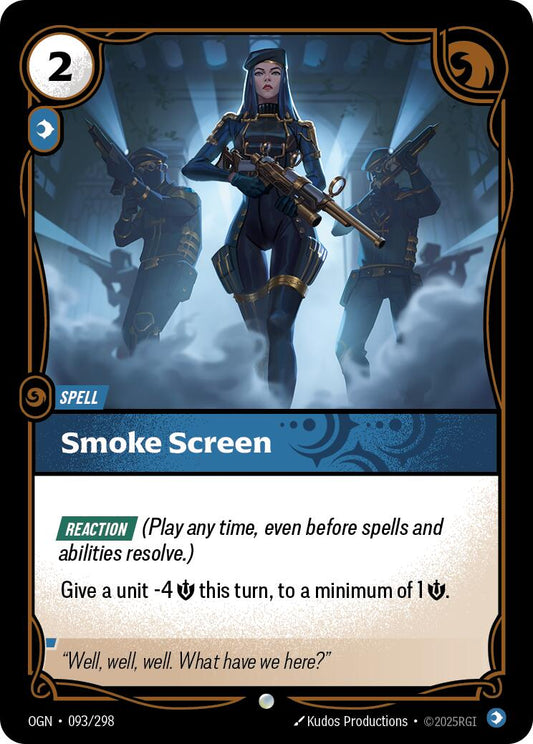 Riftbound: League of Legends Trading Card Game: Smoke Screen card image