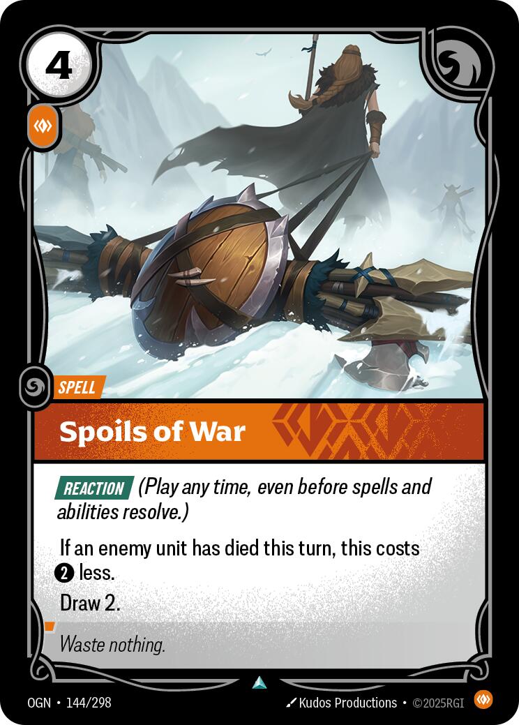 Riftbound: League of Legends Trading Card Game: Spoils of War card image