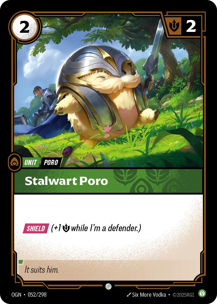 Riftbound: League of Legends Trading Card Game: Stalwart Poro card image