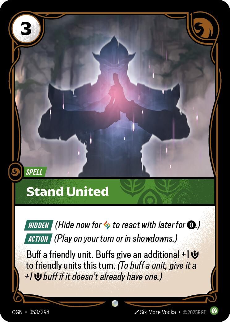 Riftbound: League of Legends Trading Card Game: Stand United card image
