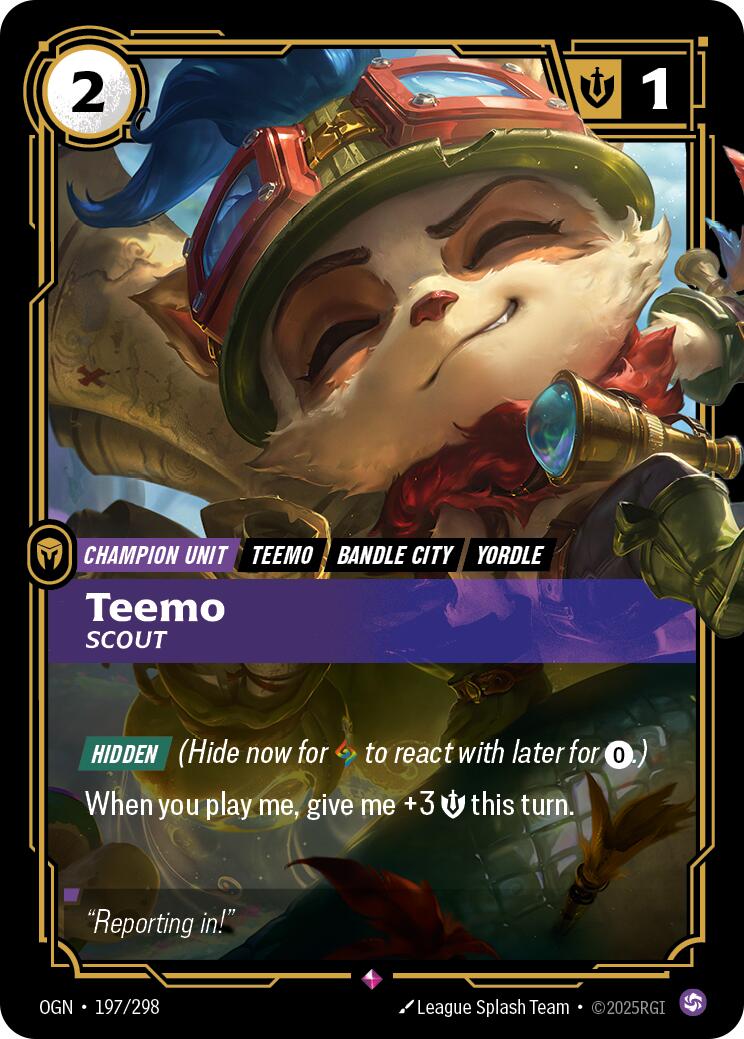 Riftbound: League of Legends Trading Card Game: Teemo - Scout card image