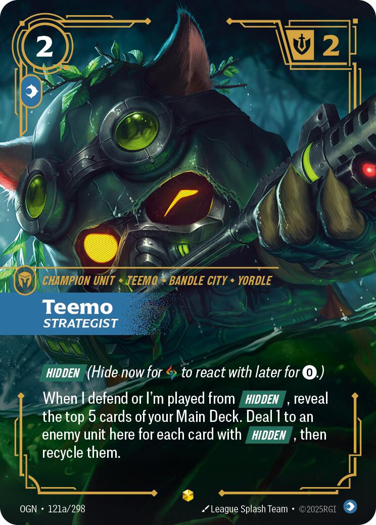 Riftbound: League of Legends Trading Card Game: Teemo - Strategist (Alternate Art) card image