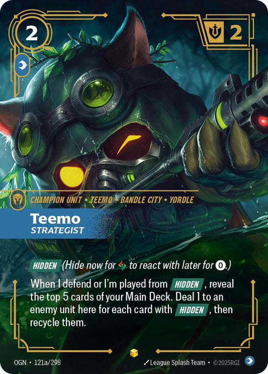 Riftbound: League of Legends Trading Card Game: Teemo - Strategist (Alternate Art) card image