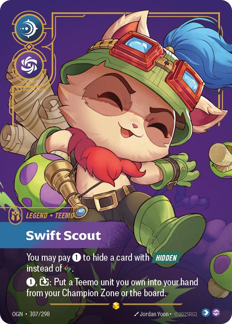 Riftbound: League of Legends Trading Card Game: Teemo - Swift Scout (Showcase) card image