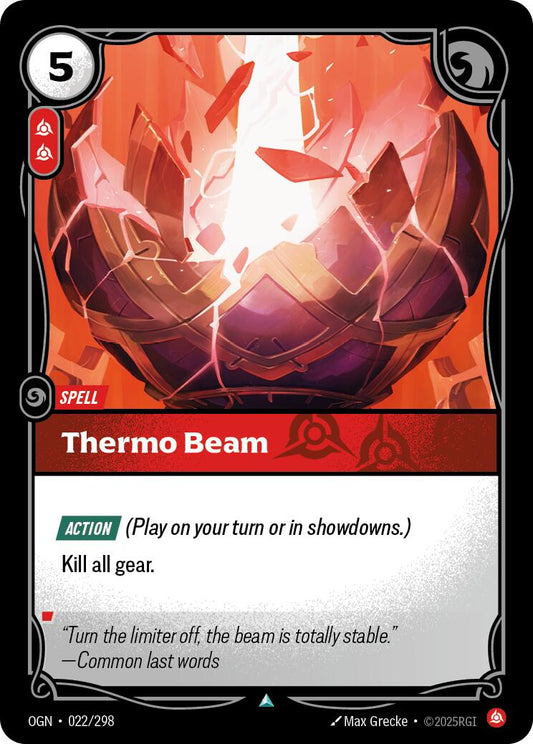 Riftbound: League of Legends Trading Card Game: Thermo Beam card image