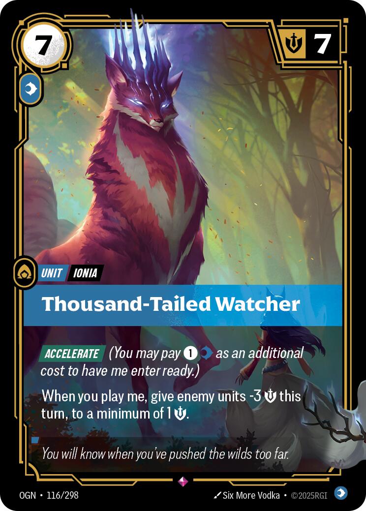 Riftbound: League of Legends Trading Card Game: Thousand-Tailed Watcher card image