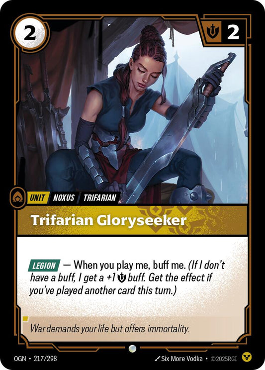 Riftbound: League of Legends Trading Card Game: Trifarian Gloryseeker card image