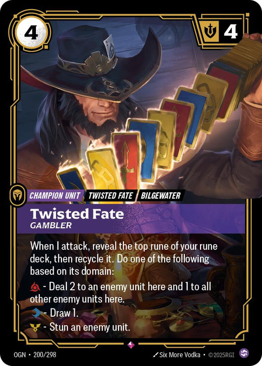Riftbound: League of Legends Trading Card Game: Twisted Fate - Gambler card image