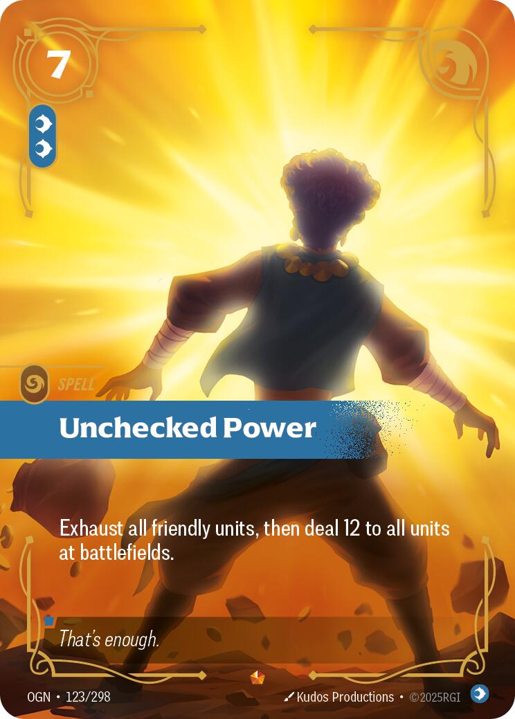 Riftbound: League of Legends Trading Card Game: Unchecked Power card image