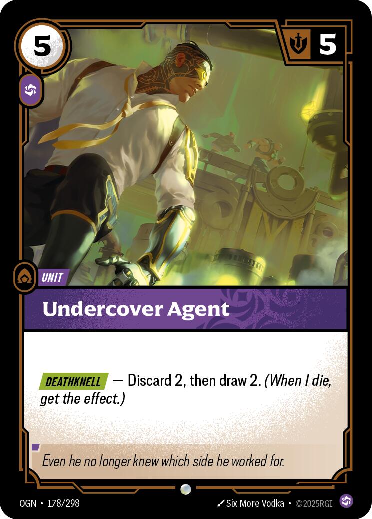 Riftbound: League of Legends Trading Card Game: Undercover Agent card image