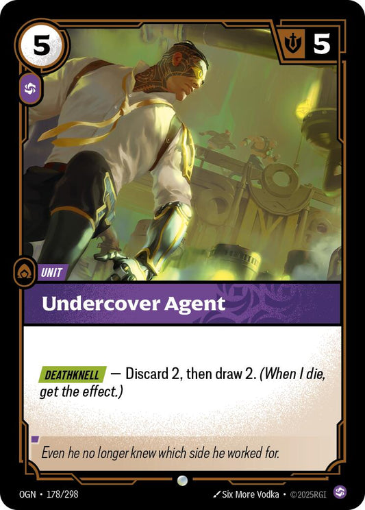 Riftbound: League of Legends Trading Card Game: Undercover Agent card image