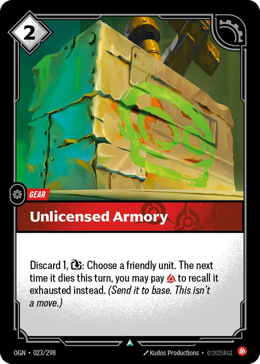 Riftbound: League of Legends Trading Card Game: Unlicensed Armory card image
