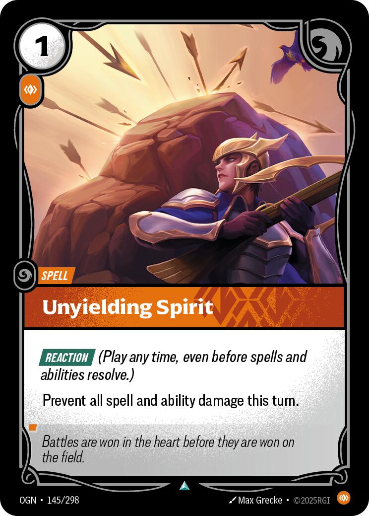 Riftbound: League of Legends Trading Card Game: Unyielding Spirit card image