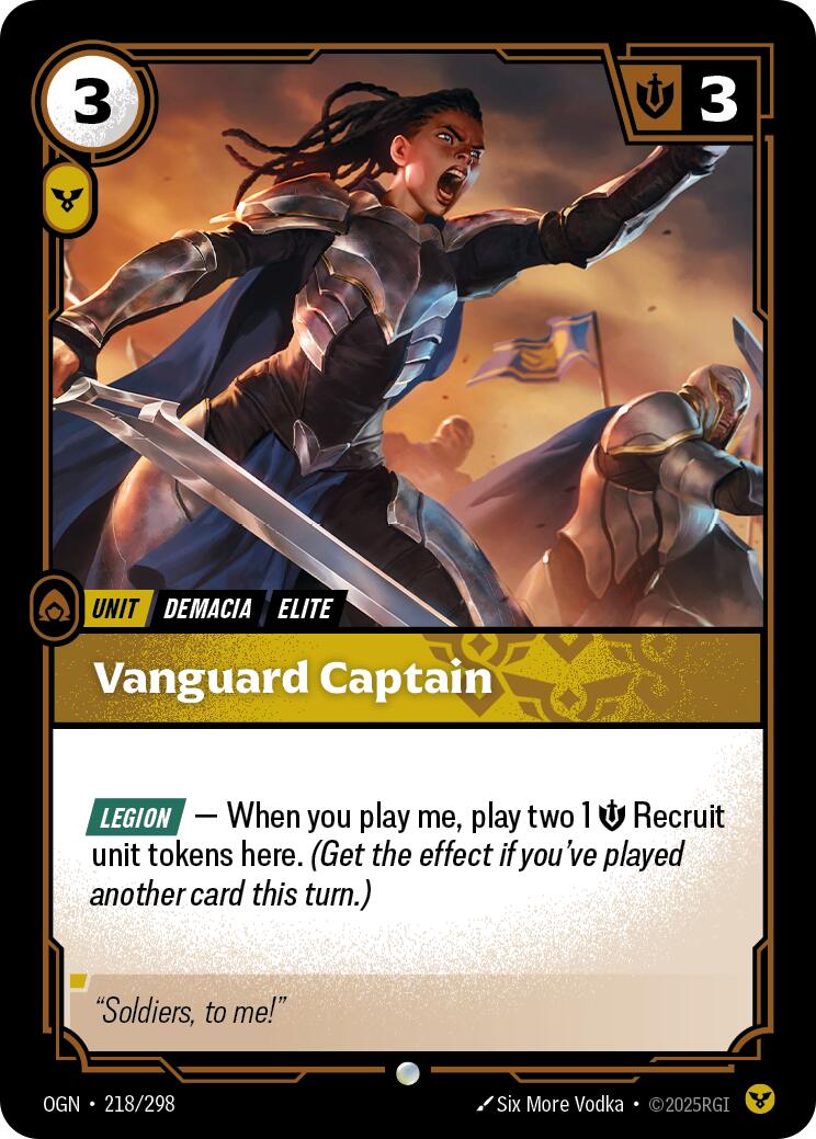 Riftbound: League of Legends Trading Card Game: Vanguard Captain card image