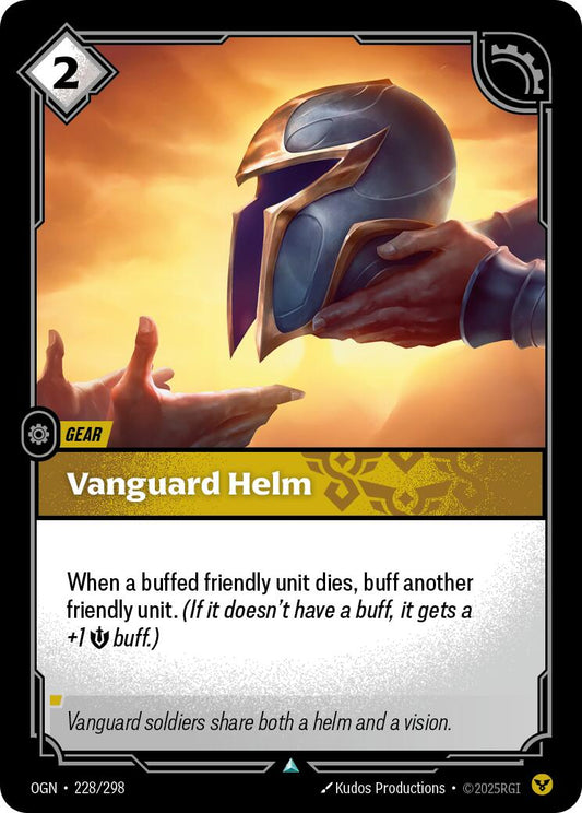 Riftbound: League of Legends Trading Card Game: Vanguard Helm card image