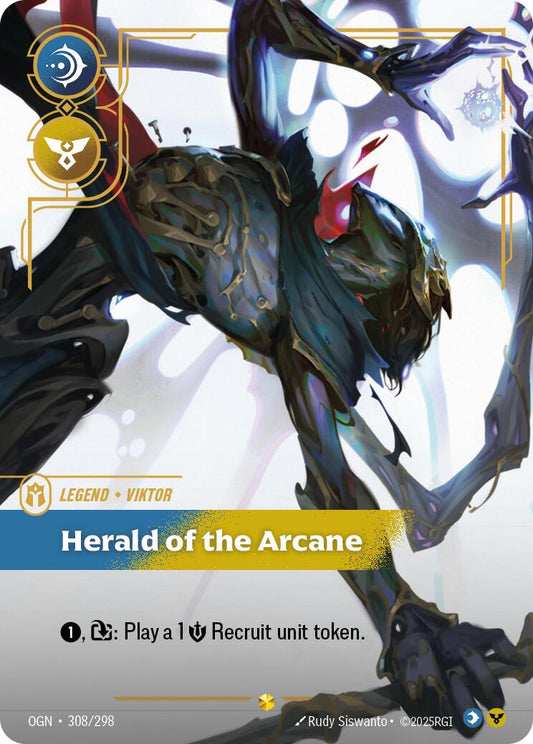 Riftbound: League of Legends Trading Card Game: Viktor - Herald of the Arcane (Showcase) card image