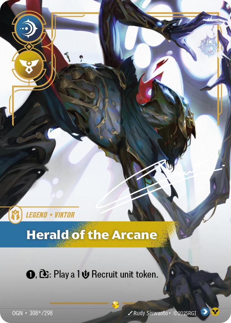Riftbound: League of Legends Trading Card Game: Viktor - Herald of the Arcane (Signature) card image