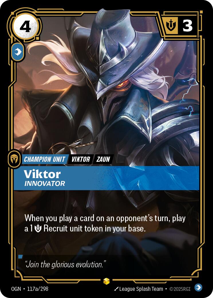 Riftbound: League of Legends Trading Card Game: Viktor - Innovator (Alternate Art) card image