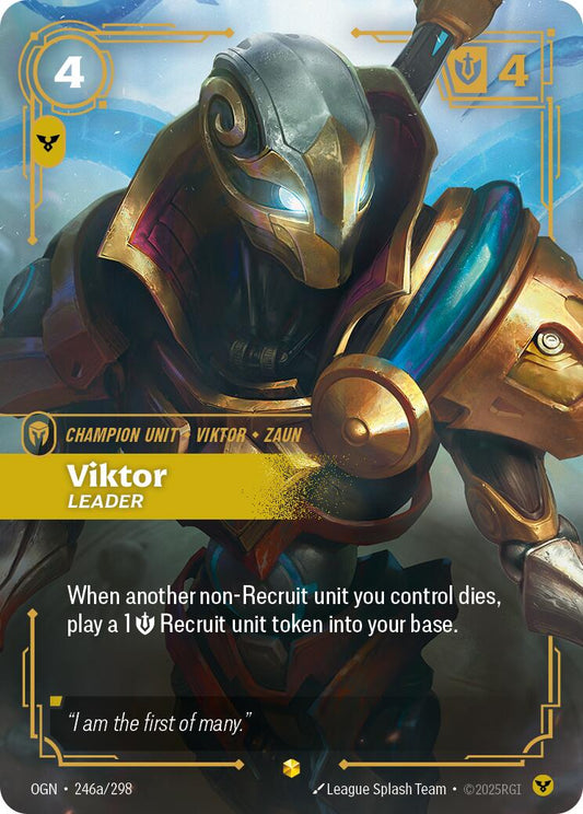 Riftbound: League of Legends Trading Card Game: Viktor - Leader (Alternate Art) card image