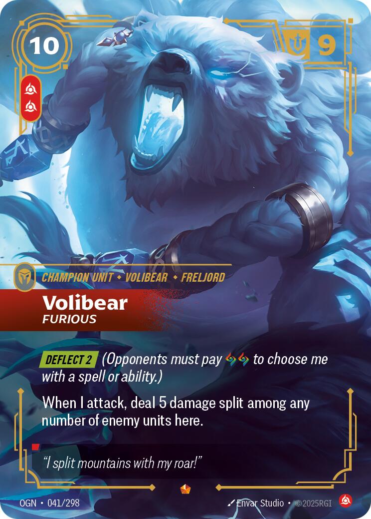 Riftbound: League of Legends Trading Card Game: Volibear - Furious card image