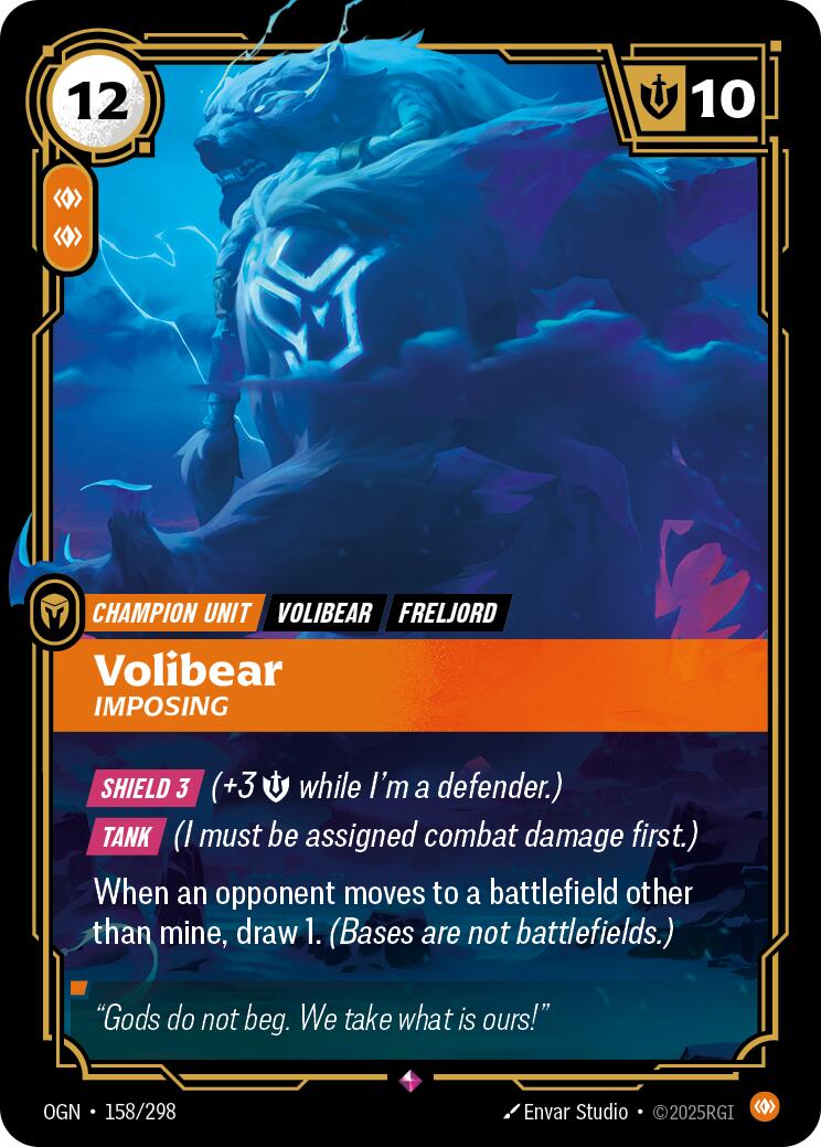 Riftbound: League of Legends Trading Card Game: Volibear - Imposing card image