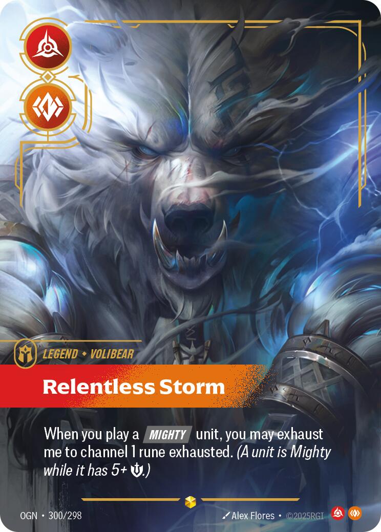 Riftbound: League of Legends Trading Card Game: Volibear - Relentless Storm (Showcase) card image
