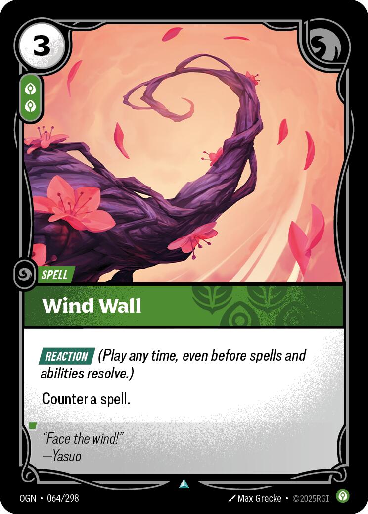 Riftbound: League of Legends Trading Card Game: Wind Wall card image