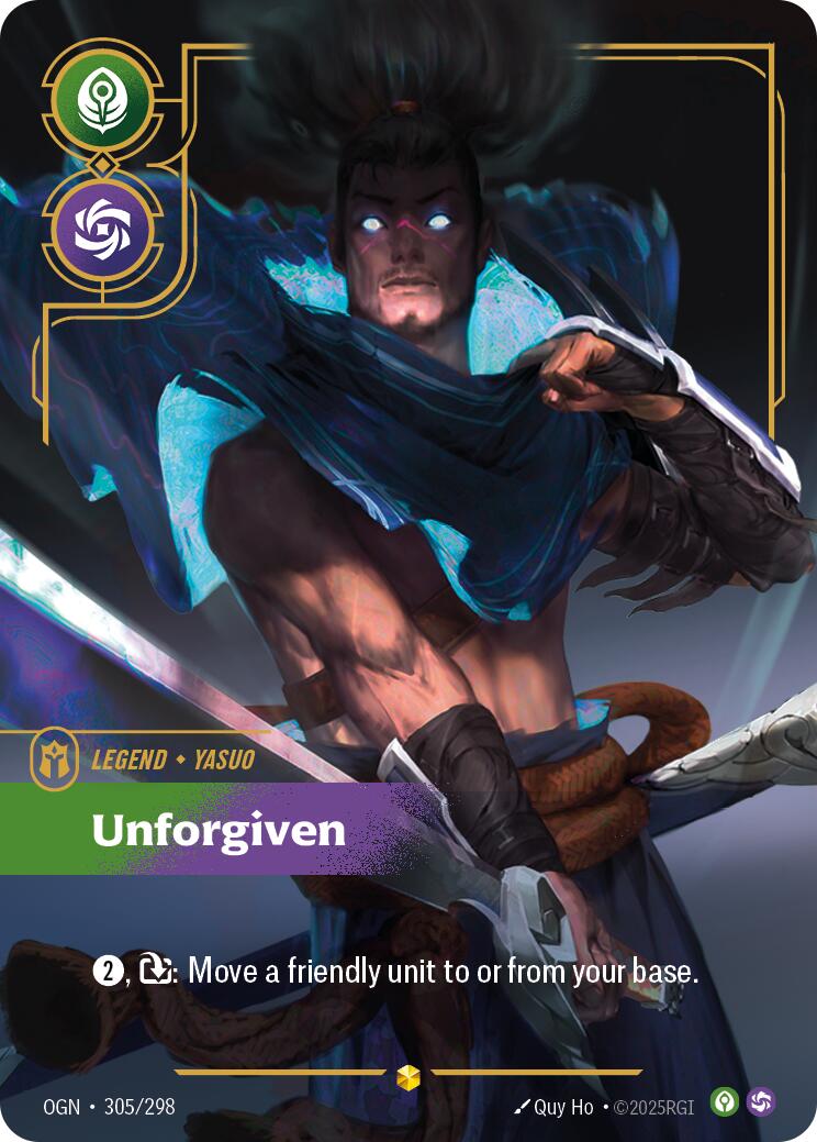 Riftbound: League of Legends Trading Card Game: Yasuo - Unforgiven (Showcase) card image