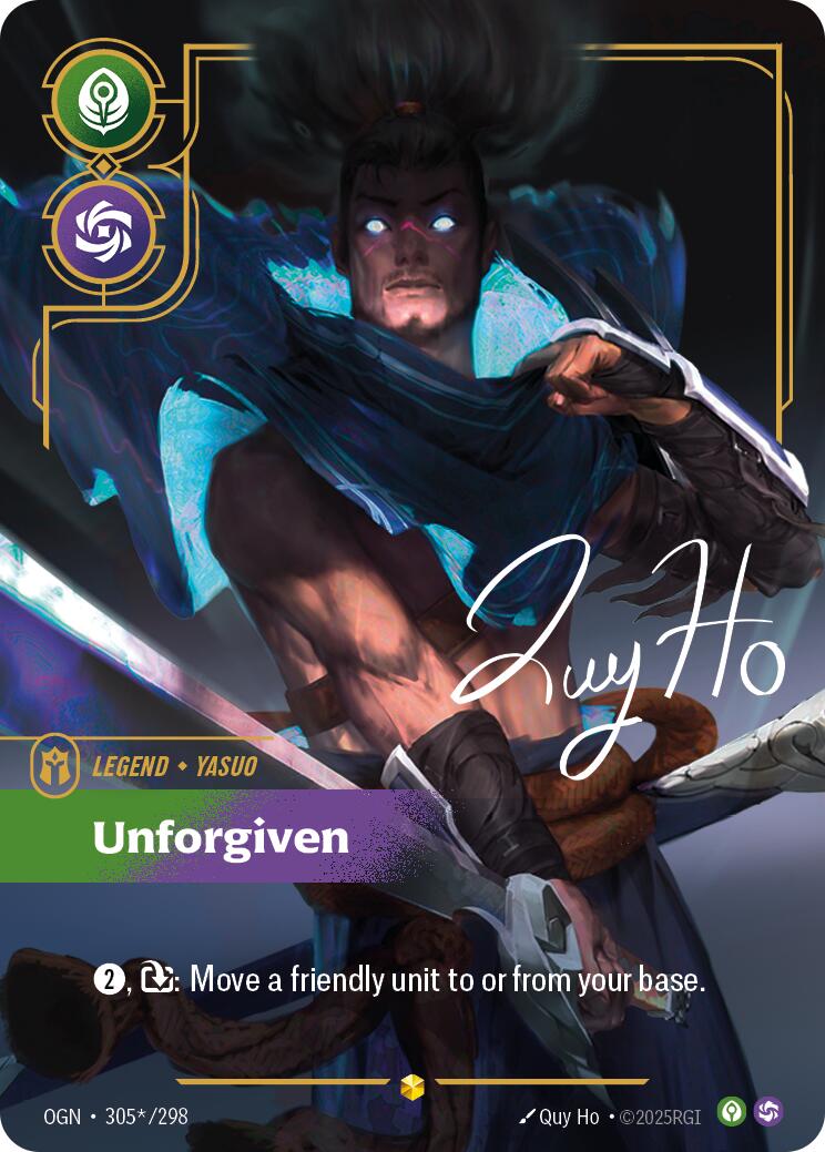 Riftbound: League of Legends Trading Card Game: Yasuo - Unforgiven (Signature) card image