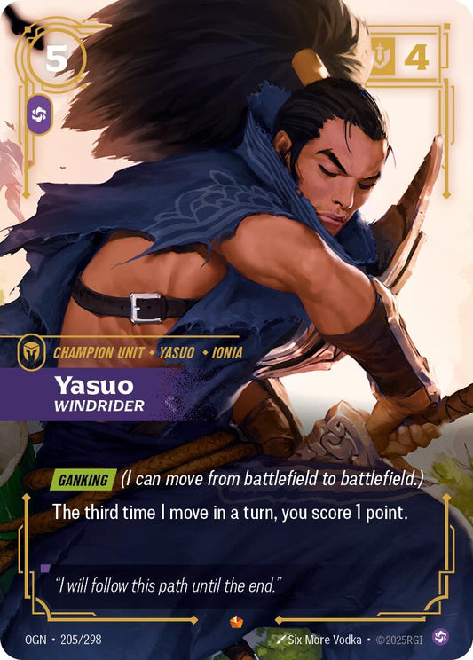 Riftbound: League of Legends Trading Card Game: Yasuo - Windrider card image