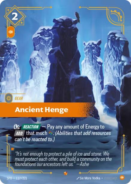 Riftbound: League of Legends Trading Card Game: Ancient Henge card image