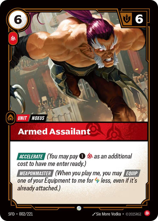 Riftbound: League of Legends Trading Card Game: Armed Assailant card image