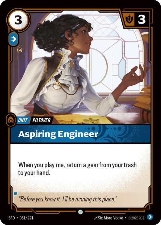 Riftbound: League of Legends Trading Card Game: Aspiring Engineer card image