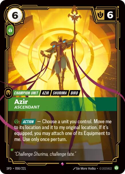 Riftbound: League of Legends Trading Card Game: Azir - Ascendant card image