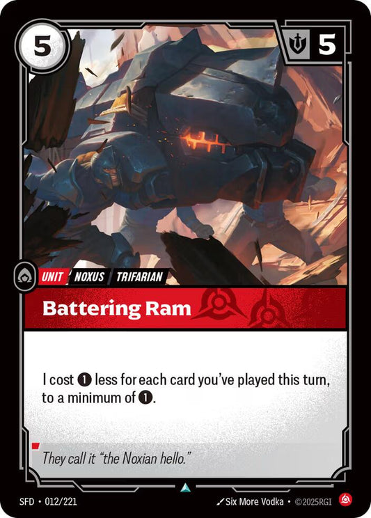 Riftbound: League of Legends Trading Card Game: Battering Ram card image
