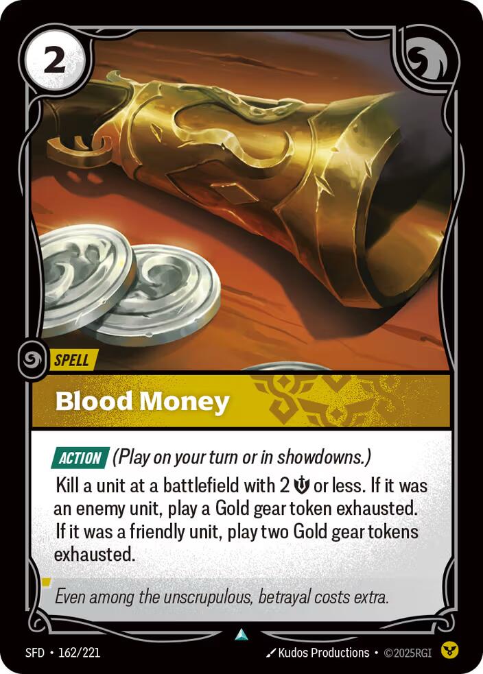 Riftbound: League of Legends Trading Card Game: Blood Money card image