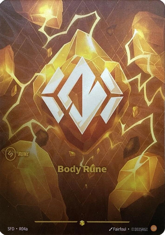 Riftbound: League of Legends Trading Card Game: Body Rune (Alternate Art) card image