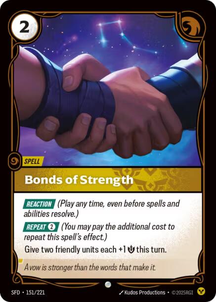 Riftbound: League of Legends Trading Card Game: Bonds of Strength card image