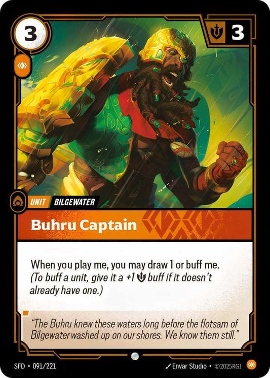Riftbound: League of Legends Trading Card Game: Buhru Captain card image