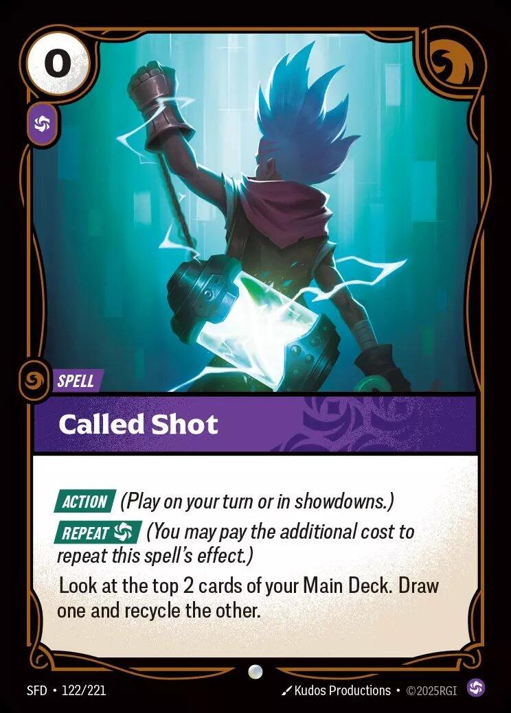 Riftbound: League of Legends Trading Card Game: Called Shot card image