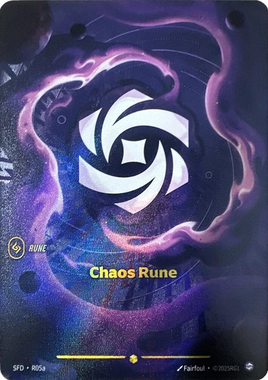 Riftbound: League of Legends Trading Card Game: Chaos Rune (Alternate Art) card image