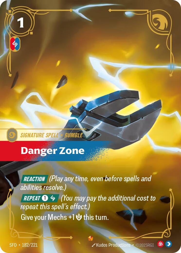 Riftbound: League of Legends Trading Card Game: Danger Zone card image