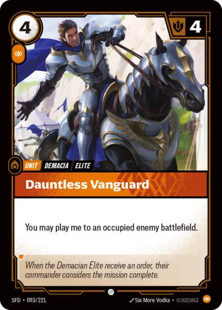 Riftbound: League of Legends Trading Card Game: Dauntless Vanguard card image
