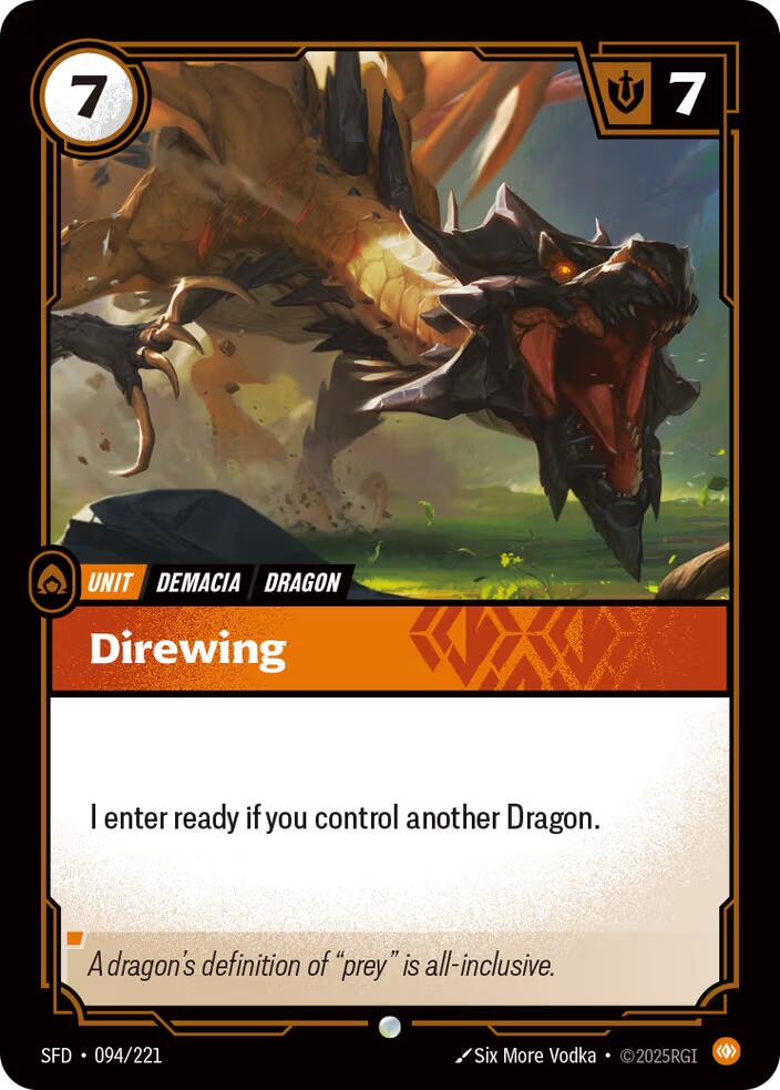 Riftbound: League of Legends Trading Card Game: Direwing card image